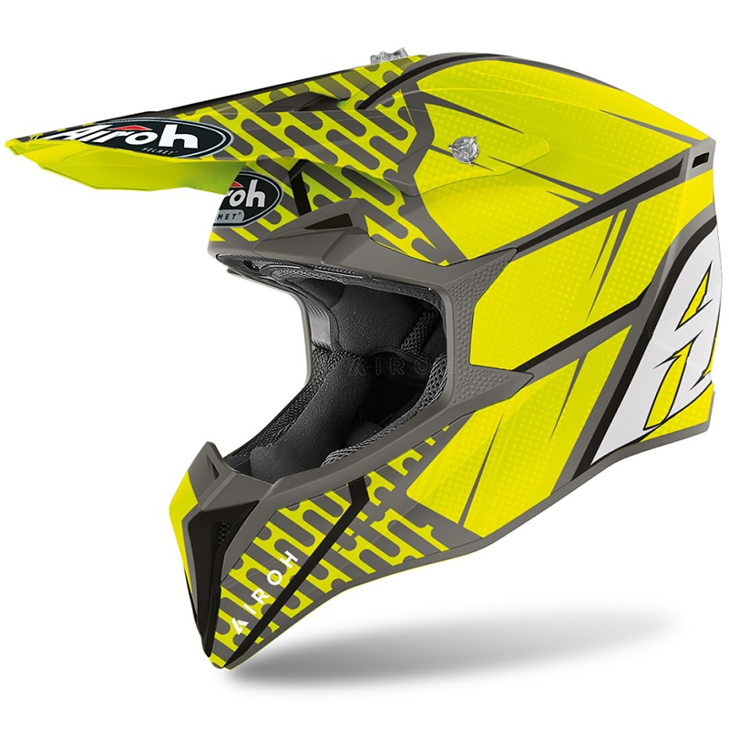 Maschera Moto Cross Enduro Off-road X Fun 18 Type Giallo